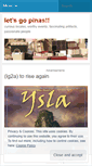 Mobile Screenshot of letsgopinas.wordpress.com