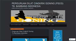 Desktop Screenshot of cingkrikgoning.wordpress.com
