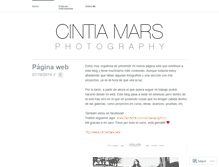 Tablet Screenshot of cintiamars.wordpress.com