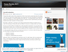 Tablet Screenshot of emmabuckleybcu.wordpress.com