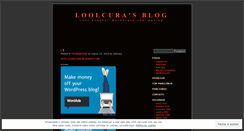 Desktop Screenshot of loolcura.wordpress.com