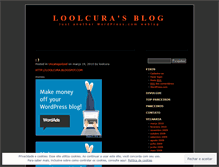 Tablet Screenshot of loolcura.wordpress.com