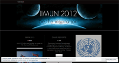 Desktop Screenshot of iimun.wordpress.com