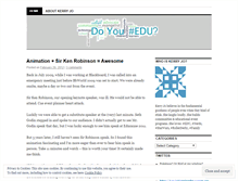 Tablet Screenshot of doyouedu.wordpress.com