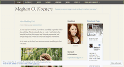 Desktop Screenshot of okoesters.wordpress.com