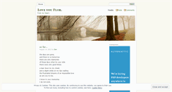 Desktop Screenshot of loveuflor.wordpress.com