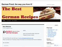 Tablet Screenshot of bestgermanrecipes.wordpress.com