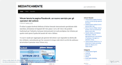 Desktop Screenshot of mediaticamente.wordpress.com