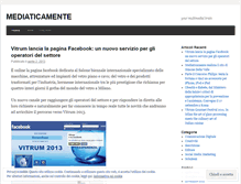 Tablet Screenshot of mediaticamente.wordpress.com