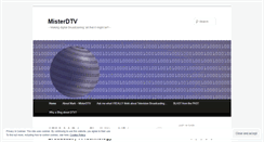 Desktop Screenshot of misterdtv.wordpress.com