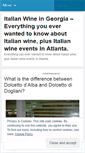 Mobile Screenshot of drinkitalian.wordpress.com