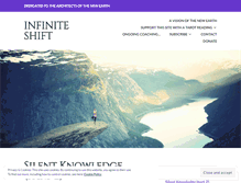 Tablet Screenshot of infiniteshift.wordpress.com