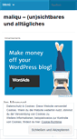 Mobile Screenshot of maliqu.wordpress.com