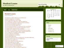 Tablet Screenshot of aboutstudentsloan.wordpress.com