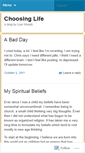 Mobile Screenshot of choose2liv.wordpress.com
