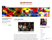 Tablet Screenshot of agoldendream.wordpress.com