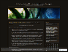 Tablet Screenshot of festivalcinecusco.wordpress.com