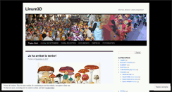 Desktop Screenshot of lleure3d.wordpress.com