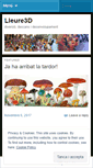 Mobile Screenshot of lleure3d.wordpress.com