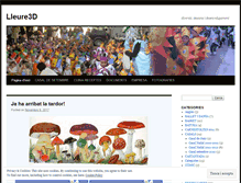 Tablet Screenshot of lleure3d.wordpress.com