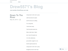 Tablet Screenshot of drew5571.wordpress.com