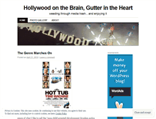 Tablet Screenshot of hollywoodgutter.wordpress.com