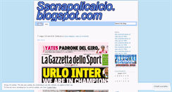 Desktop Screenshot of fedeazzurra.wordpress.com