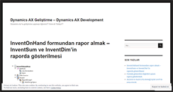 Desktop Screenshot of emretufekci.wordpress.com
