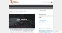 Desktop Screenshot of adoptingjames.wordpress.com