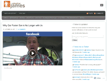 Tablet Screenshot of adoptingjames.wordpress.com