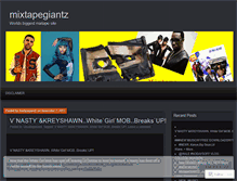 Tablet Screenshot of mixtapegiantz.wordpress.com