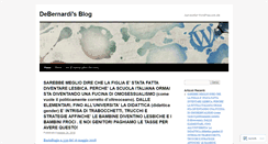 Desktop Screenshot of debernardi.wordpress.com