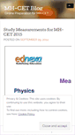 Mobile Screenshot of mhcet.wordpress.com