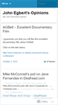 Mobile Screenshot of johnfegbert.wordpress.com