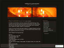 Tablet Screenshot of gastromaniac.wordpress.com