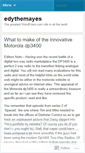 Mobile Screenshot of edythemayes.wordpress.com