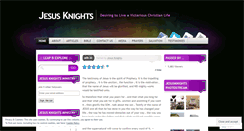 Desktop Screenshot of jesusknights.wordpress.com