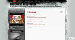Desktop Screenshot of cirkuspressroom.wordpress.com