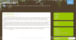 Desktop Screenshot of novelcraft.wordpress.com