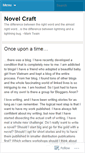 Mobile Screenshot of novelcraft.wordpress.com
