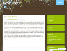 Tablet Screenshot of novelcraft.wordpress.com