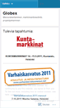 Mobile Screenshot of globexmarkkinointi.wordpress.com