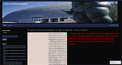 Desktop Screenshot of cienciayhomosexualidad.wordpress.com