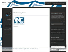 Tablet Screenshot of milescommunitycollege.wordpress.com