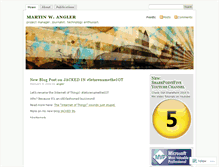 Tablet Screenshot of angler.wordpress.com