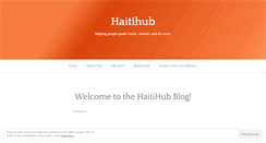 Desktop Screenshot of haitihub.wordpress.com