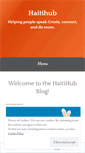 Mobile Screenshot of haitihub.wordpress.com