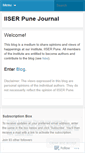 Mobile Screenshot of iiserpune.wordpress.com
