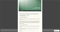 Desktop Screenshot of freebieblogs.wordpress.com