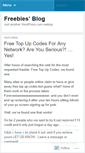 Mobile Screenshot of freebieblogs.wordpress.com